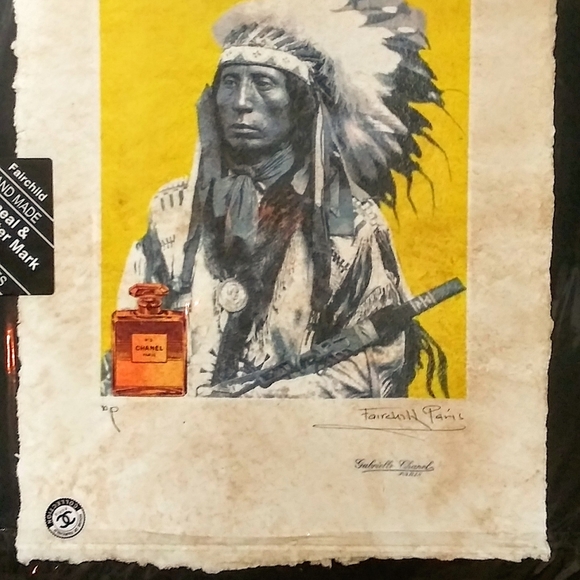 Indian Chief, CHANEL, AP. Print By Fairchild Paris
